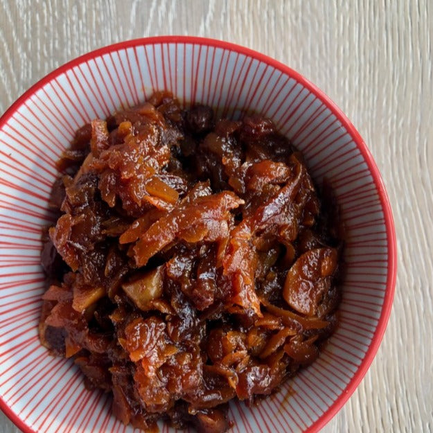 Carrot Chutney by Dolly Mumma close up